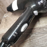 Revlon Folding Hair Dryer, removeable nozzle end *Works, sounds good, rubs, scratches
