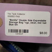 "Bonita" Double Side Expandable Storage Bag *vgc, clean, mnr hair
