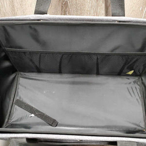 Collapsible Bag, Inner Liner, Clear Top Cover *like new
