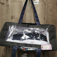 Collapsible Bag, Clear Top Cover *like new, dirt?stain