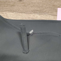 Euroseat Breeches, Mesh Thigh Pocket *gc, unstitched belt loop, peeling logo, loose stitching, rubs
