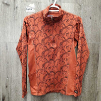 LS Shirt, 1/4 Zip Up *vgc, mnr threads, rubs & pills
