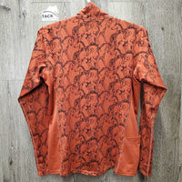 LS Shirt, 1/4 Zip Up *vgc, mnr threads, rubs & pills
