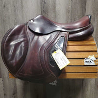 17/17.5" *W - 5.5" CWD 2Gs Close Contact, 2 Billet Guards, Red CWD Fleece Lined Cover, Med Front & Back Blocks, Foam Panels, Flaps: 14.25"L x 14.5"W Serial #: SE25 S2 TR 3C PA 205 305 RT 15 41114