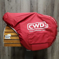 17/17.5" *W - 5.5" CWD 2Gs Close Contact, 2 Billet Guards, Red CWD Fleece Lined Cover, Med Front & Back Blocks, Foam Panels, Flaps: 14.25"L x 14.5"W Serial #: SE25 S2 TR 3C PA 205 305 RT 15 41114
