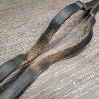 Pr Leather Spur Straps *gc, thin spots, rubs, missing keeper, clean, stiff
