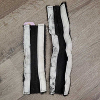 4 Halter Fuzzies *gc, clumpy, mnr hair, dirty, older
