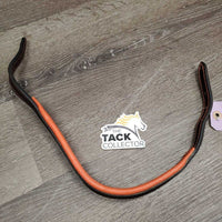 Narrow Leather Padded Halter Crown Piece ONLY *xc, clean, v.mnr rubs & fading, stiff
