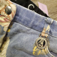 Full Seat Breeches *gc, stretched?, rubs, loose stitching, stained seat & legs