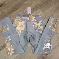 Full Seat Breeches *gc, stretched?, rubs, loose stitching, stained seat & legs
