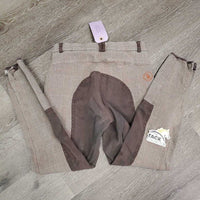 Hvy Full Seat Breeches *gc, shrunk, older, v.puckered
