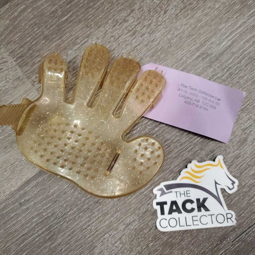 Rubber Hand Curry *gc, dirt, missing bristles, discolored