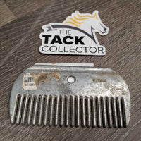 Metal Mane Comb *gc, dirt, stains, oxidized, older
