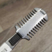 Aluminum Mane Thinning Comb *NO blade, gc, residue, stains, oxidizing
