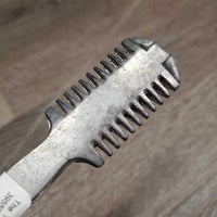 Aluminum Mane Thinning Comb *NO blade, gc, residue, stains, oxidizing
