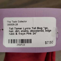 Lycra Tail Bag *gc, hair, dirt, stains, discolored, edge rubs & frays
