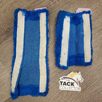 2 Halter Fuzzies *gc, hair, older, clumpy, stains, thin
