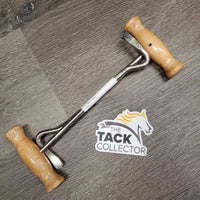 Boot Pulls, Wood Handles *fair, stains, rubs, rust, residue
