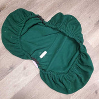 Hvy Fleece Saddle Cover *gc, pilly, hair, clumpy, linty, older