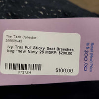 Full Sticky Seat Breeches, bag *new