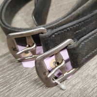 Wide Soft Stirrup Leathers *gc, dirt, dents, xholes, scrapes, rubs
