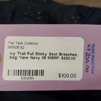 Full Sticky Seat Breeches, bag *new
