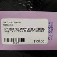 Full Sticky Seat Breeches, bag *new