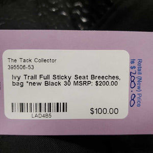 Full Sticky Seat Breeches, bag *new