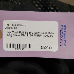Full Sticky Seat Breeches, bag *new