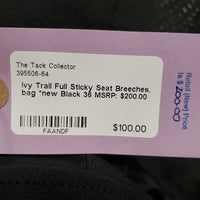 Full Sticky Seat Breeches, bag *new
