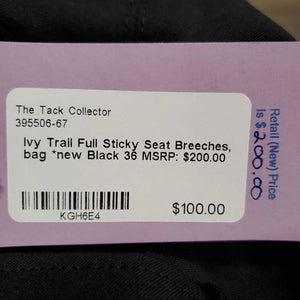Full Sticky Seat Breeches, bag *new