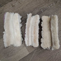 5 Halter Fuzzies *fair, dirt, v.clumpy, hair, discolored, threads