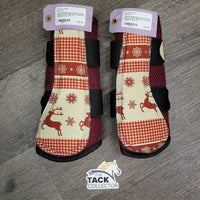 Pr Mesh Closed Boots, velcro "Reindeer" *like new
