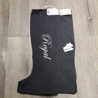 2 x Tall Boot Cotton Boot Bags, drawstring top *vgc, mnr dirt
