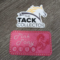 Iron On Patch "Pink Pony Club" *new
