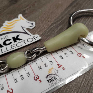 Loose Ring French Link Bit, peanut lozenge *vgc, clean, mnr stains