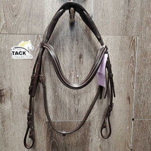 Padded Monocrown Bridle, buckles *new, NO Noseband