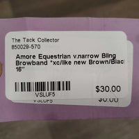 v.narrow Bling Browband *xc/like new
