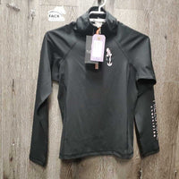 LS Shirt, 1/4 Zip Up, tag *new

