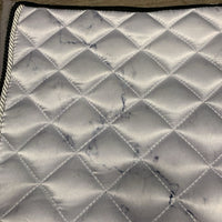 Satin Quilt Dressage Saddle Pad, 2x piping *like new
