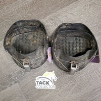 Pr Hoof Boots *gc, v.dirty, scrapes, rubs, scuffs, older?
