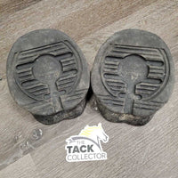 Pr Hoof Boots *gc, v.dirty, scrapes, rubs, scuffs, older?
