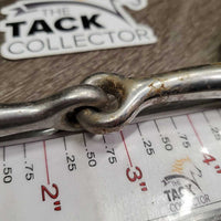 Narrow Eggbutt Snaffle Bit *gc, v.dirty, scuffs, scratches, residue
