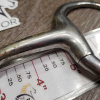 Narrow Eggbutt Snaffle Bit *gc, v.dirty, scuffs, scratches, residue
