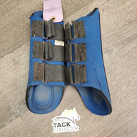 Neoprene Closed Front Boots, velcro *gc/fair, older, hair, rip, dirt, stains, pilly
