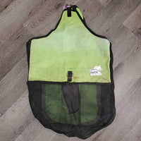 Cordura & Mesh Hay Bag *gc/fair, faded, stained, dirty, unstitched, threads
