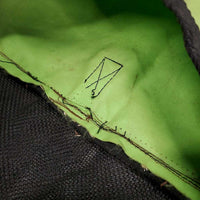 Cordura & Mesh Hay Bag *gc/fair, faded, stained, dirty, unstitched, threads
