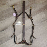 .5" Narrow Thin Loop Western Barrel - Roper Reins, 2x snaps, rivetted *vgc, clean, mnr scrapes & dents
