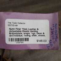 .5" Narrow Thin Loop Western Barrel - Roper Reins, 2x snaps, rivetted *vgc, clean, mnr scrapes & dents
