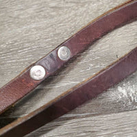 .5" Narrow Thin Loop Western Barrel - Roper Reins, 2x snaps, rivetted *vgc, clean, mnr scrapes & dents
